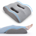Doulami Leg Elevation Pillow, Memory Foam Ergonomic Leg Rest with Dual Breathable Grooves, M-Shape Knee Support for Leg Fatigue Relief, Daily Relaxation & Comfortable Rest